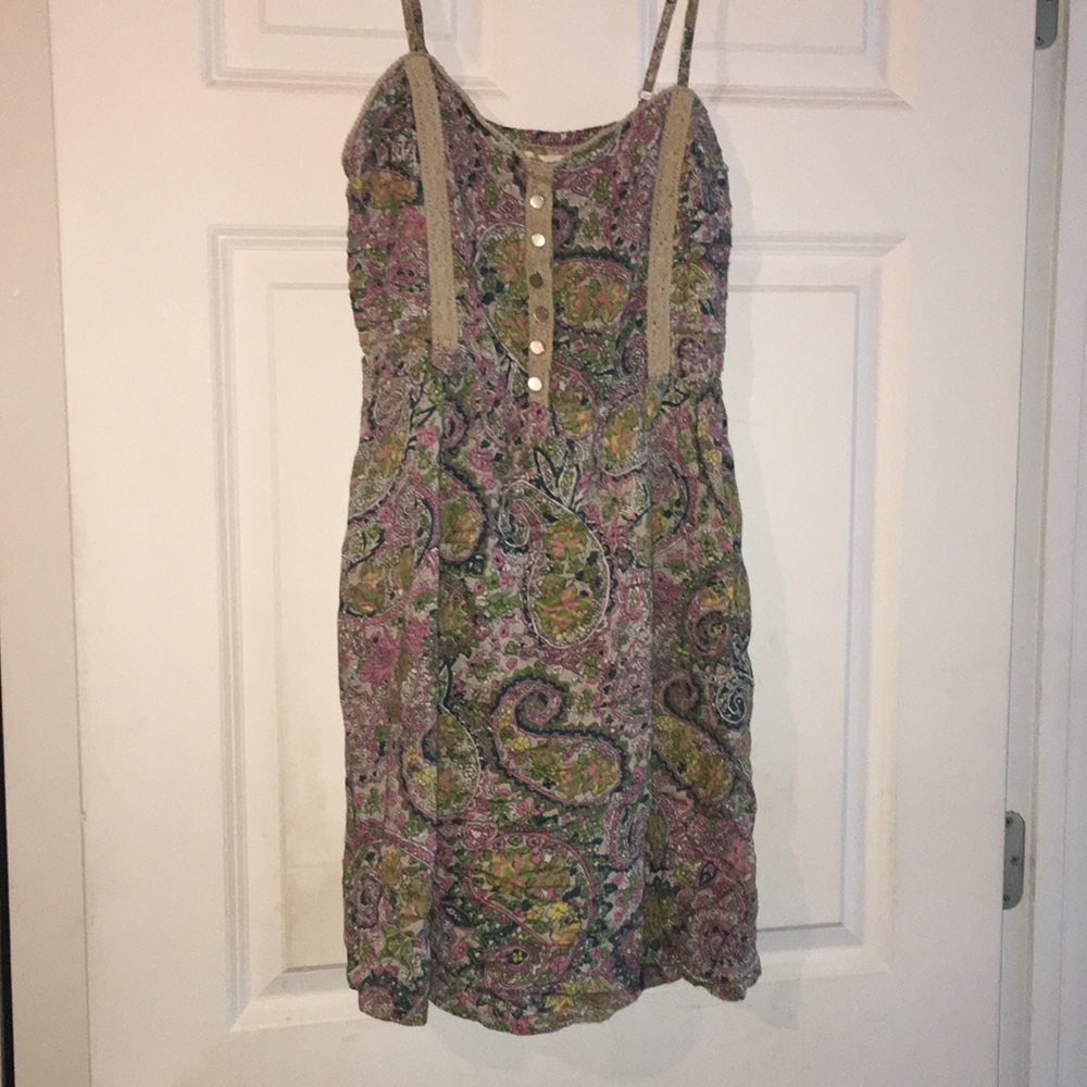 Paisley spaghetti strap Billabong dress